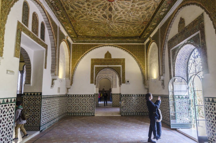 Sevilla 110 - Real Álcazar - Palacio del Rey Don Pedro - Salón del Techo de Felipe II.jpg